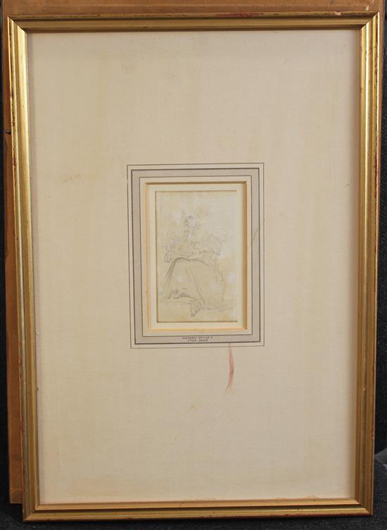 Henry Wyatt (1794-1840) Views of castle ruins, 9.75 x 6in., and 6 x 9.75in.